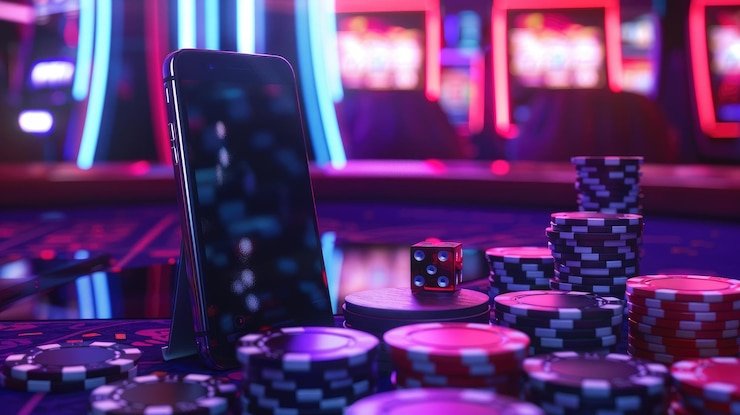 Layar hasil permainan Quickspin menampilkan kombinasi pemenang, hadiah, dan saldo terbaru